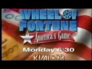 Wheel of Fortune promo 1995