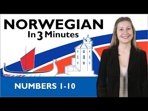 Learn Norwegian - Norwegian in Three Minutes - Numbers 1-10
