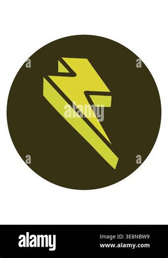 changing color animation of lighting bolt image