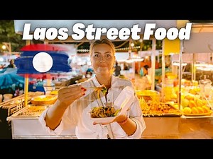 We Tried Laos Street Food (Vientiane Food Tour) | VLOG #84