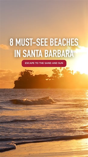 Santa Barbara has no shortage of coastal beauty. These 8 beaches invite you to slow down, relax and enjoy the perfect beach day. Click the link in bio for a full beach breakdown. #SeeSB 📍East Beach - Rally for a competitive game of volleyball, then grab bikes from @wheelfunrentalssb and cruise Cabrillo Boulevard with salty breezes and beachfront bites at @reunionkitchen. 📍 Haskell’s beach - Spend a sun-soaked day along Goleta’s coastline, with a classic beach house offering public restrooms an