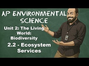 AP Environmental Science Unit 2 – Topic 2.2 – Ecosystem Services