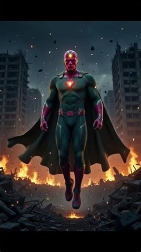 Vision vs Ultron Epic Avengers Victory | Age of Ultron Short #shorts #vision #ultron#avengers | 💥💥😎😎