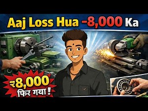 Lathe Machine Full Maintenance 🔧 | 8,000 Rs Kharcha | A to Z Repair & Service Process