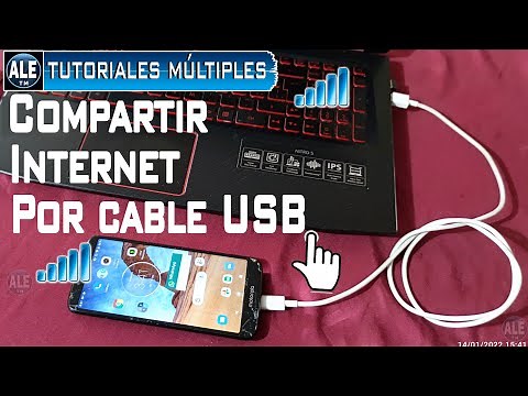 Como Compartir Internet Por Cable USB a Pc