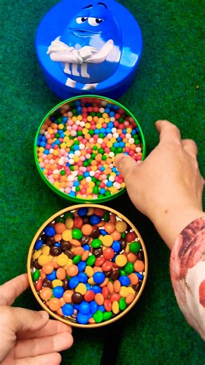 Relaxing Candy Tins Video || Vibrate Skittles and M&M's ASMR unpacking #satisfying #asmr #asmrsounds