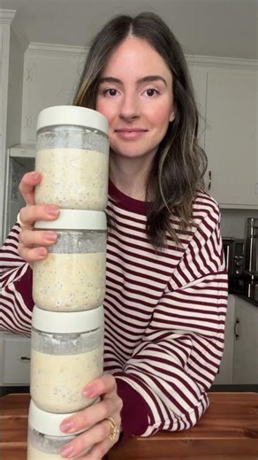 High-Protein Overnight Oats (35g protein!)