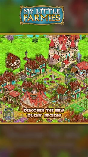 🏰✨ Welcome to the Duchy — the brand-new region in My Little Farmies! All players from level 30 and above can now expand their medieval world with a completely new area: the Duchy. Here, you can: 🏡 Build homes for your subjects 👑 Construct the majestic Ducal Palace 🥳 Set up the impressive Festival Hall 🍗 And host a grand banquet celebration to bring your village to life To mark the launch of the Duchy, a special cashback promotion with attractive offers is now available in the game. It’s the