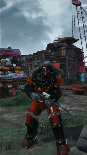 Saving the "All Byte" Robot Dog on a Secret Island! A FO4 AE Hidden Quest. Inferno X-01 PA cam spin