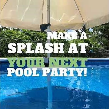 Swimming Pool Umbrella Table the Relaxation Station from AugHog Products