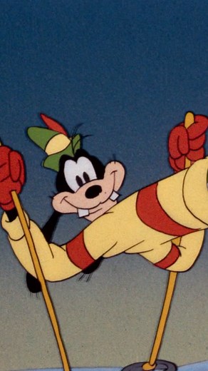 Maybe Goofy isn't the best guy to learn skiing from 😅 🎥 : Goofy the Art of Skiing (1941)