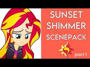 Sunset Shimmer Scene Pack - Equestria Girls Edit Material (1080p)