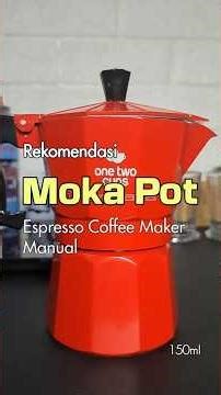 Rekomendasi Espresso Coffee Maker Moka Pot 3-6 Cups #racunshopee #camperswajibpunya #spillbawaberkah