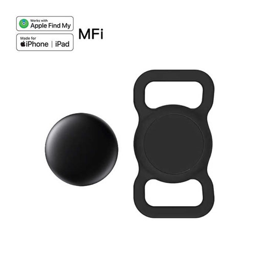 RSH Smart Air Tag Silicone Case for Pets Collar MFi Find My Key Finder Locator for Apple Dog Wallet Luggage Global Tracking