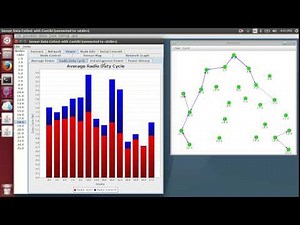 RPL on contiki in cooja simulator collect view example