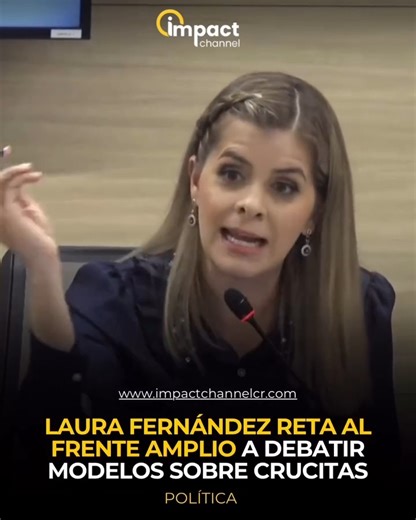 Top #4 repasamos uno de los momentos más virales. La presidenta electa Laura Fernández lanzó un reto directo a la diputada Rocío Alfaro, del Frente Amplio, para realizar una sesión de trabajo sobre Crucitas y analizar, de forma técnica y comparativa, los dos modelos propuestos para atender la problemática. Fernández planteó que, si se demuestra que el modelo del Frente Amplio no resuelve integralmente el problema, se retiren las mociones; y que, en caso contrario, ella también acepte el resultad