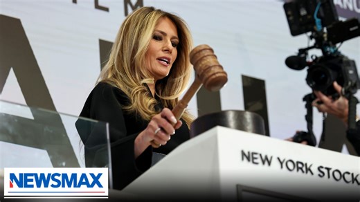 First lady Melania Trump rang the opening bell at the New York Stock Exchange on Wednesday to celebrate the upcoming documentary film “Melania.” | NEWSMAX