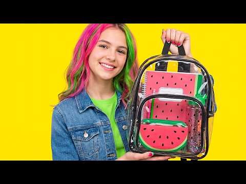NEW 123 GO! LAZY SCHOOL HACKS || How To Become Smartest Student