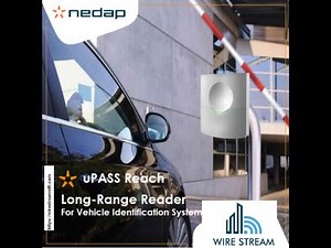 Nedap uPASS Reach Reader Long-range UHF reader for vehicle identification.