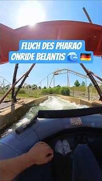 Fluch des Pharao Onride Belantis 🌊🎢🇩🇪 #belantis #pharaoh #themepark #freizeitpark #ride #viral #fyp