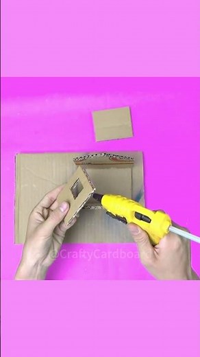 🏠 DIY Mini Cardboard House! Step-by-Step! | Crafty Cardboard