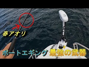 日本海ボートエギング！！アイパイロット初実戦♪