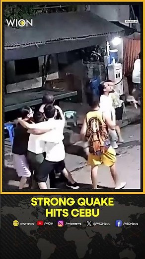Deadly Earthquake Damages Church in Cebu, Central Philippines