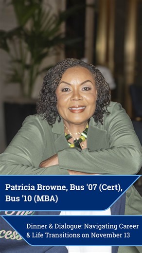Patricia Browne, Bus '07 (Cert), Bus ’10 (MBA), invites you to an engaging and insightful evening on November 13 for an open conversation focused on navigating career & life transitions and a delicious meal! This event will be hosted by Patricia herself along with fellow alum Cornell Conaway, Bus ’05 (MS). No matter if you're climbing higher, changing course, or facing the unknown, this conversation is here to support your journey! Learn more and register: https://bit.ly/4hd4Ztf #BlueJayTuesday 