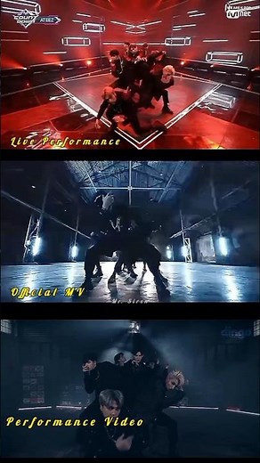 ATEEZ 'HALA HALA' in 3 Different Versions #ATEEZ #fypシ #MV #dancepractice #kpop #kpopedit