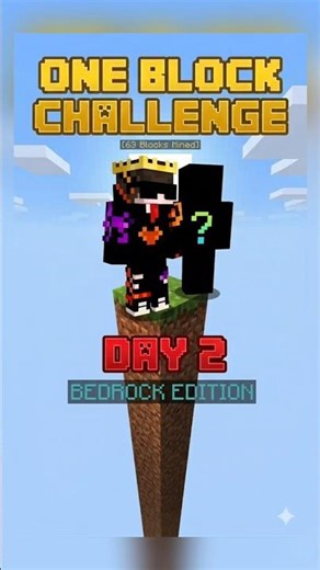 Minecraft One Block: Day 2 Mein Island Ho Gaya Bada!