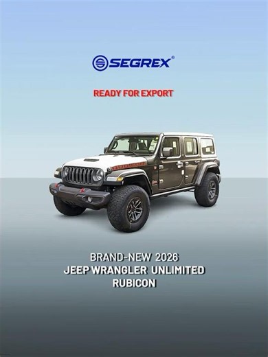 Ready for Export | 2026 Jeep Wrangler Unlimited