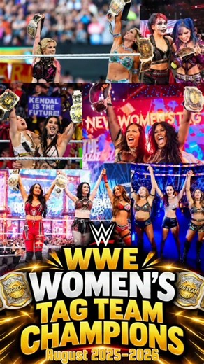Every WWE Womens Tag Team Champions since August 2025-2026 #wwe #prowrestling #wweraw #wwesmackdown