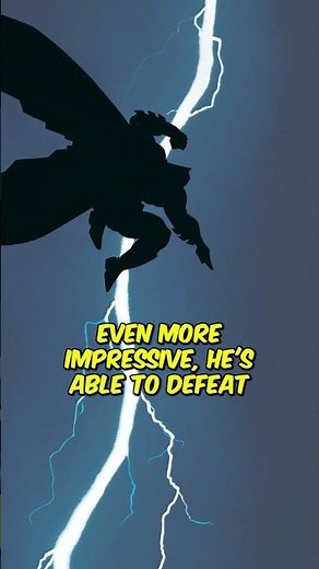 OLD MAN BATMAN The Dark Knight Returns