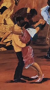 1.3K views · 30 reactions | Have any of you ever participated in a dance marathon? Annie lee depicts one in her celebrated Black Americana style in this work of art. #blackart #dancemarathon #blackart365 | The Black Art Depot | Facebook
