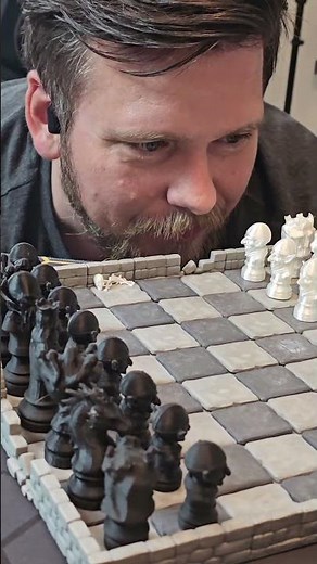 Custom DnD Chess set #3dprinting #dnd #dungeonsanddragons