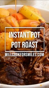 Instant Pot Pot Roast is truly the BEST recipe for pot roast! The beef is so tender, it falls apart as you spoon it out of the most delicious gravy. Cook the vegetables right in the gravy with or without the beef and infuse it with the same mouthwatering flavors as the beef. Recipe 👇👇 | Will Cook For Smiles