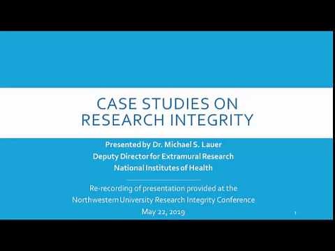 Case Studies on Research Integrity