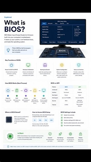 ⚙️ What is BIOS?