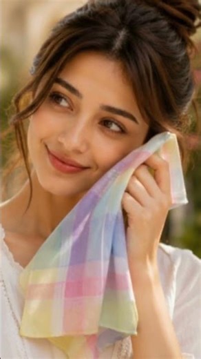🌸 Women’s Pastel Cotton Handkerchief – Soft Elegant Everyday Hankies