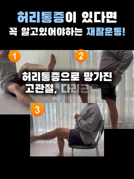 허리통증 완화를 위한 효과적인 운동법