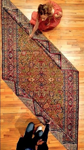 Gallery-Size Antique Persian Tehran Rug