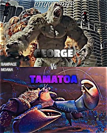 George vs Tamatoa #tamatoa #rampage #moana #vsedit #vsbattle #whoisstronger #whoisstrongest #maui