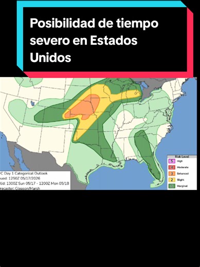 Alerta por tiempo severo en el centro y norte de Estados Unidos con presencia de #granizo #hail #tornado #tornadoes #creatorsearchinsights