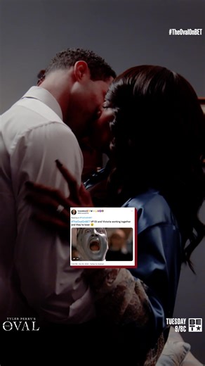 Hold up, so the VP is getting freaky with the first lady? 😲 #TheOvalOnBET is getting wild.