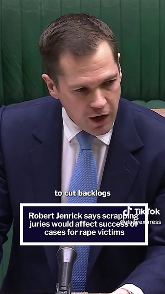 Justice Secretary says scrapping jury trials will further erode the confidence women have in the justice system 🗣️ #jurytrials #labourparty #dailyexpress