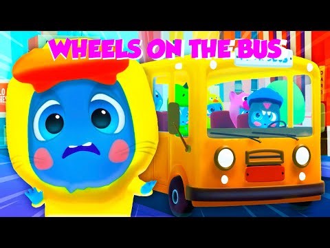 Wheels on the bus 🚌 | Classic Nursery Rhymes by The Mini Moonies