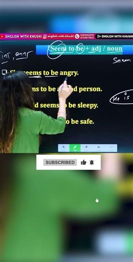 Uses of Seems to be - Daily use English Sentences #shorts #shortsfeed