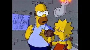 7.9K views · 339 reactions | SUPER FUN HAPPY SLIDE! (S5 E5: Treehouse of Horror IV - Bart Simpson's Dracula) | Dr Zaius | Facebook