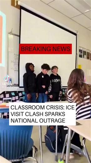Breaking: Three middle school boys shouted an expletive at ICE officers during a classroom presentation, leaving teachers stunned and students silent. Parents erupted in outrage, administrators scrambled to contain fallout, and local officials demanded answers as community divisions flared. Critics warn the episode reflects eroding classroom discipline and a fractured culture that could fuel political backlash. With media attention intensifying and calls reaching President Trump, district leader