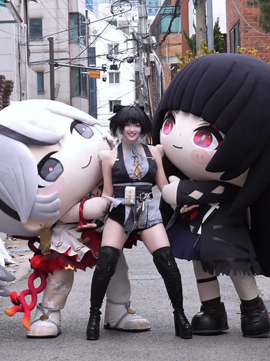 Dance battle with Camellya #dance #wurtheringwave #명조 #cosplay #コスプレ